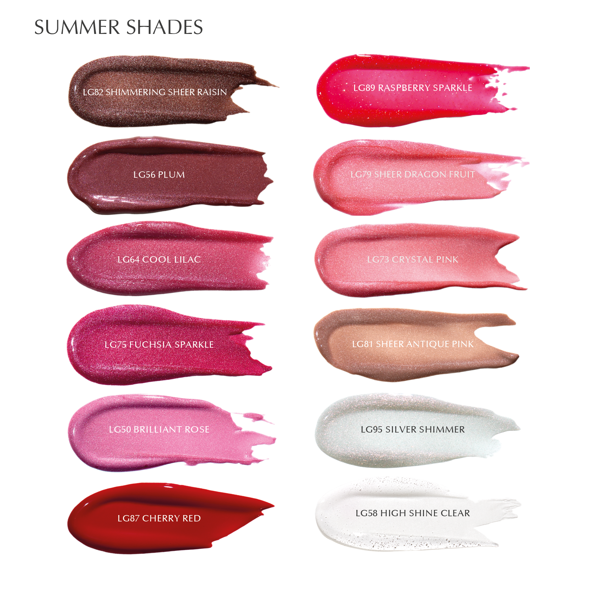 LIPSHINE LIP GLOSS - SHIMMERING SHEER RAISIN - LG82