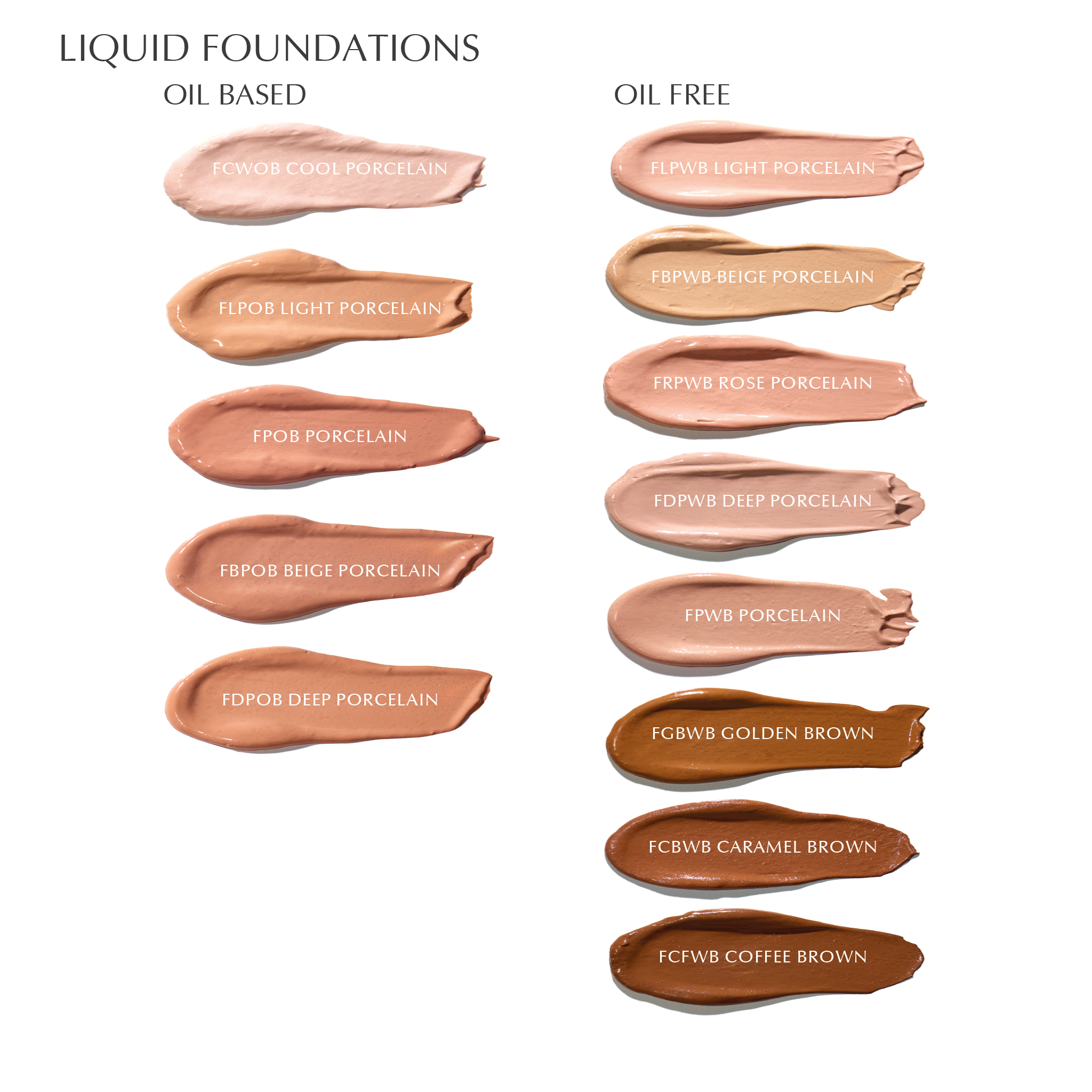 OIL FREE FOUNDATION - PORCELAIN - FPWB