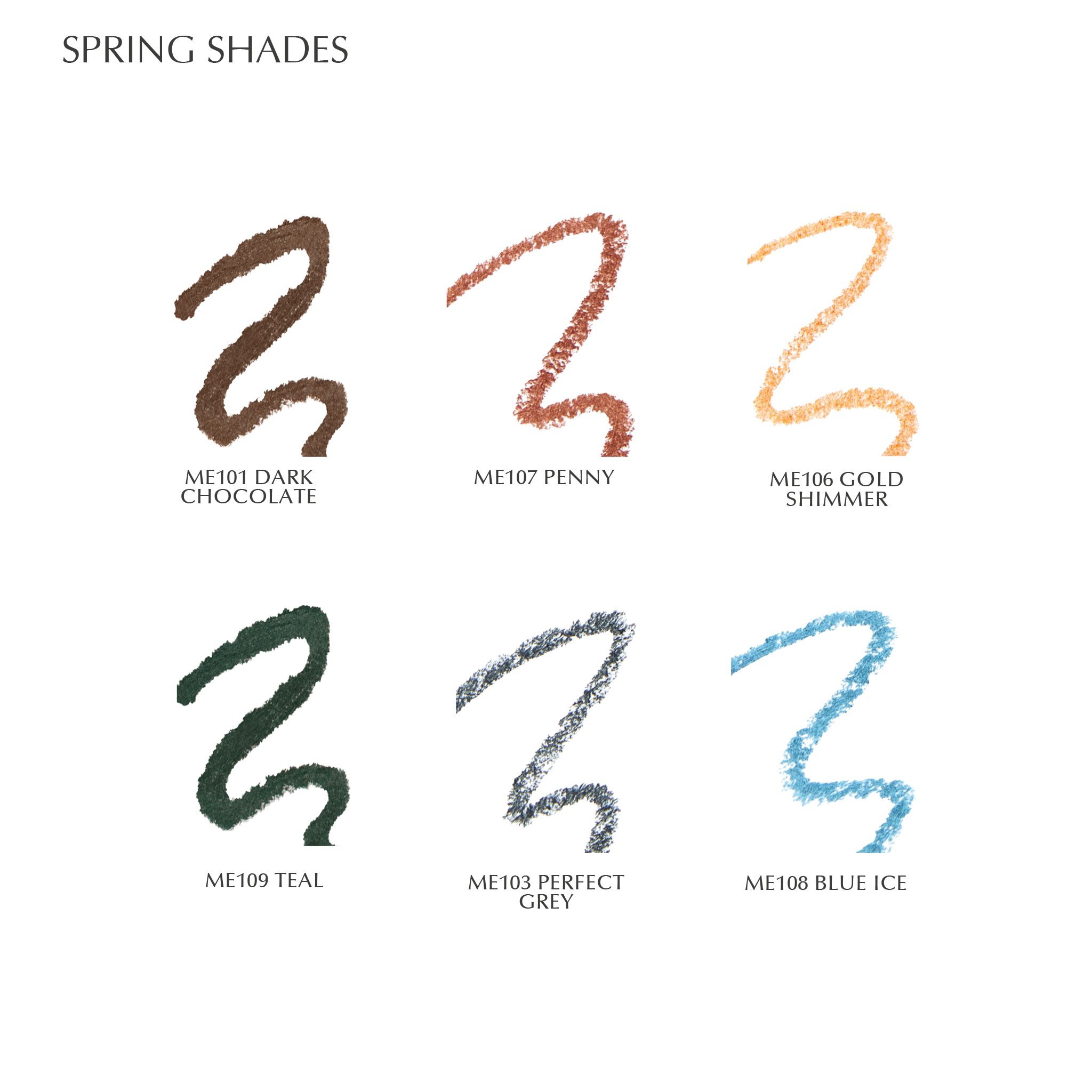 WATERPROOF AUTOMATIC EYE PENCIL - GOLD SHIMMER - ME106