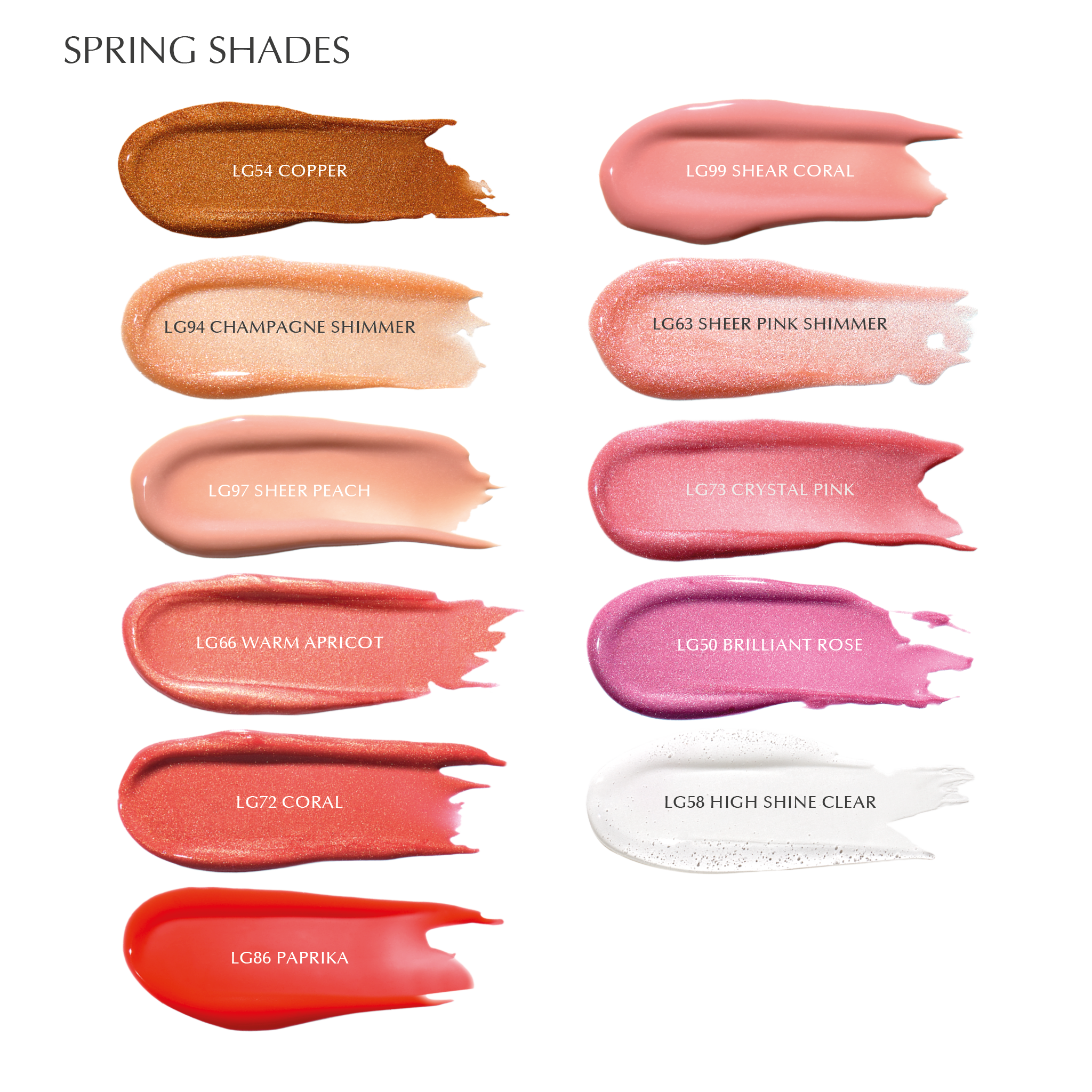 LIPSHINE LIP GLOSS - SHEER PINK SHIMMER - LG63